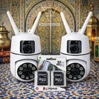 PACK2 CAMERA BNC 360° 8MP + 2CART 32 - shop_name
